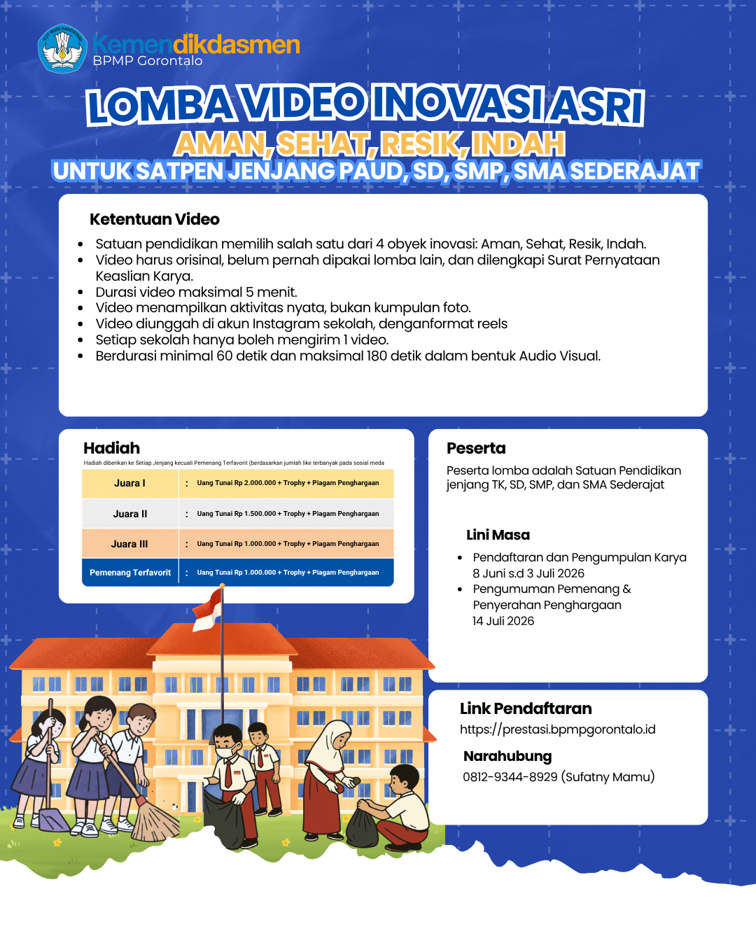 Poster Lomba video Inovasi Gerakan ASRI