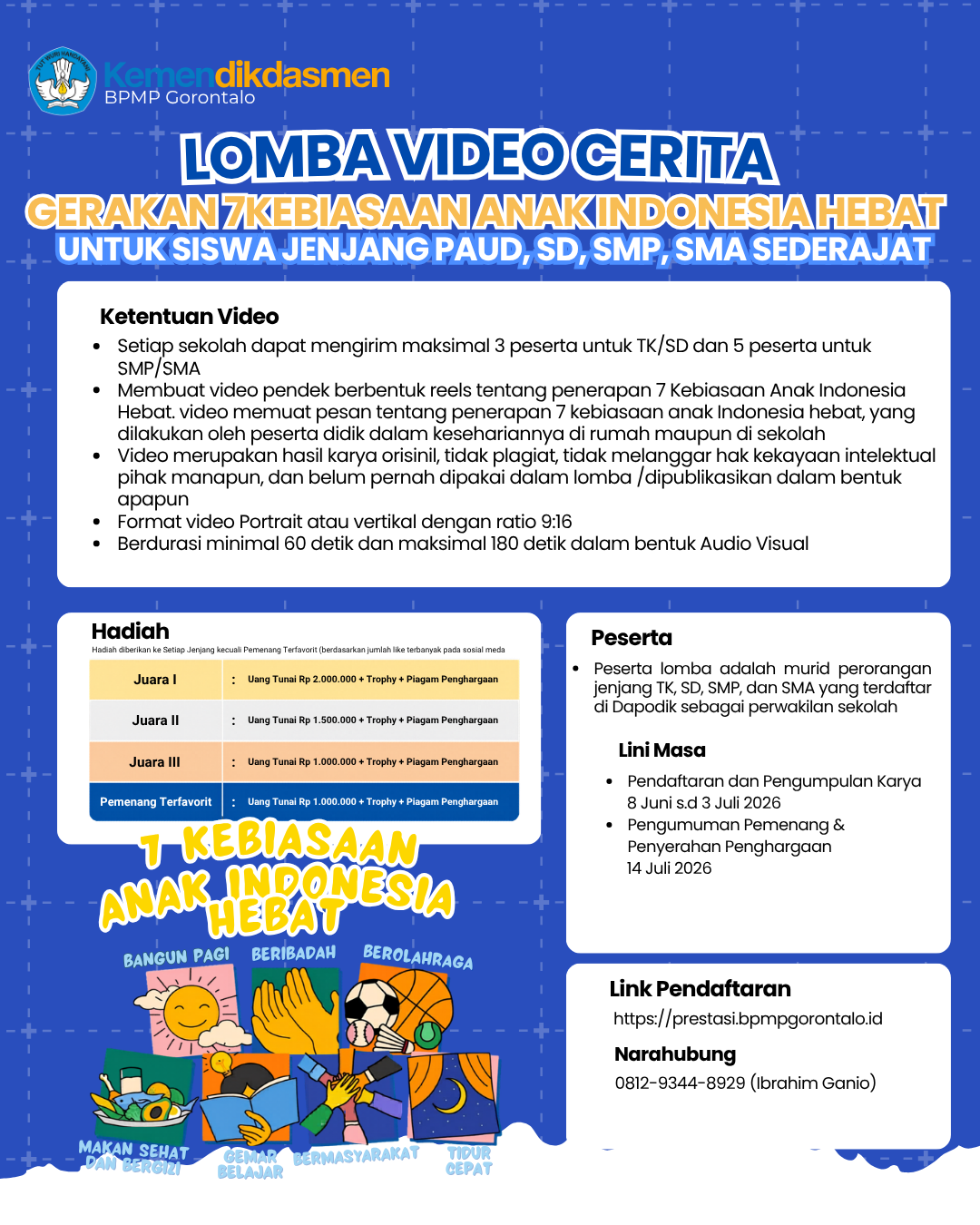 Poster Lomba Video Cerita G7KAIH